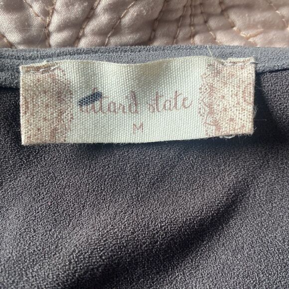 Worn once! Altar’d State Grey Suede Dress Size Medium - Picture 7 of 8